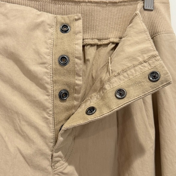 Free People Movement Mesmerize Me Solid Pants Cargo Khaki Large Hiking Boho Chic - Picture 8 of 15